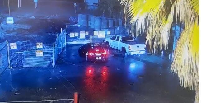 מזירת האירוע בחוף ראשל"צ