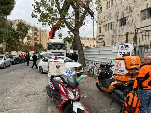 זירת האסון בשכונת קטמון