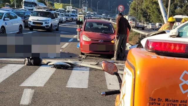 מראות קשים בכביש 722