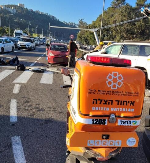זירת התאונה הקטלנית ביקנעם