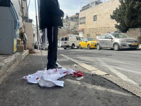 זירת הפיגוע בעיר דוד