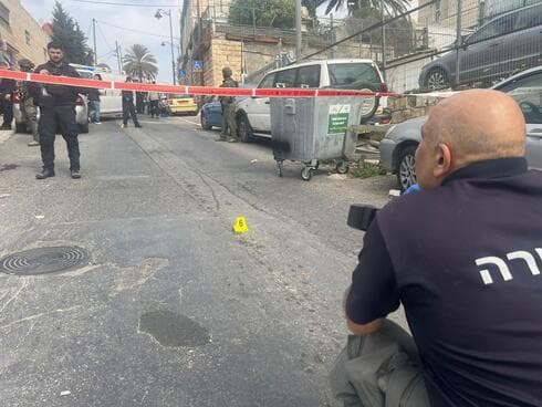 זירת הפיגוע בעיר דוד