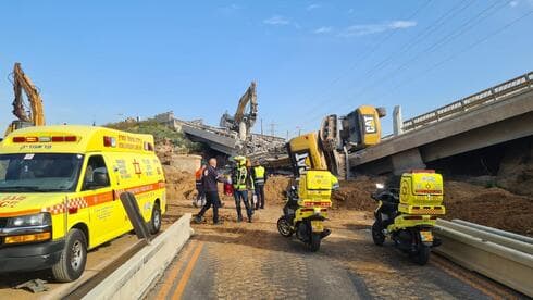 מזירת קריסת הגשר בראשל"צ