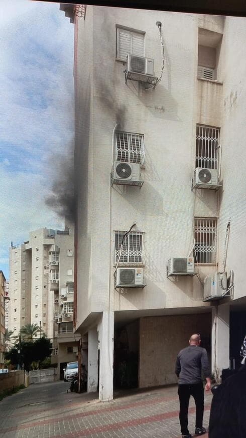 השריפה ברחוב יהודה הלוי נתניה