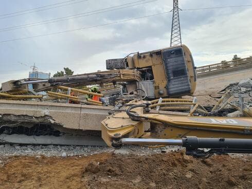 מזירת קריסת הגשר בראשל"צ