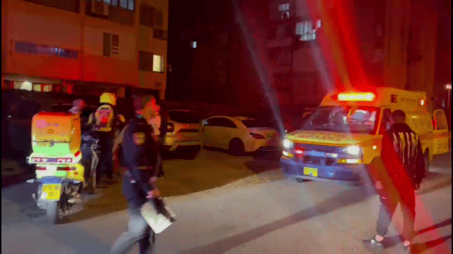 זירת אירוע הירי בקרית ים