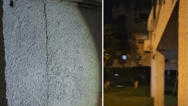 הסדק בבניין ברחוב עין גנים