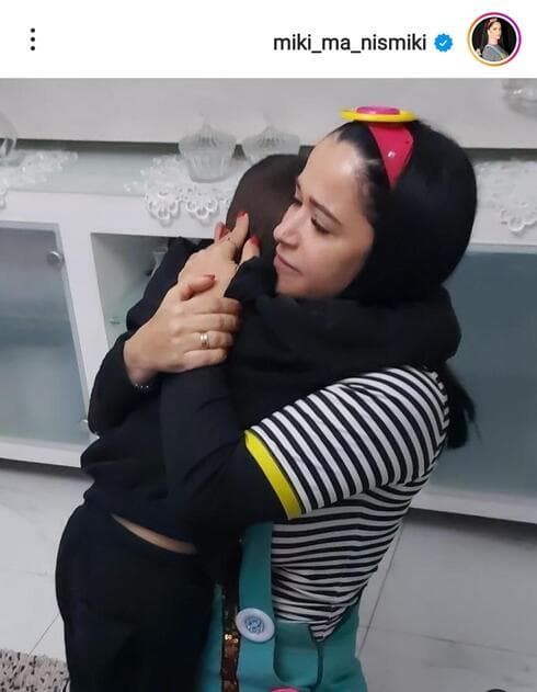 מיקי הגיעה לבקר את הילדים