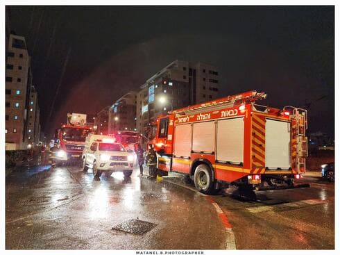 שריפה חמורה בבאר שבע. מהמקום חולצו מס׳ נפגעים