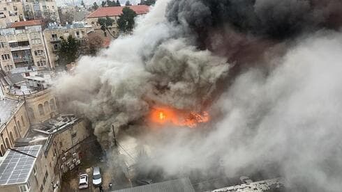 השריפה במפעל 
