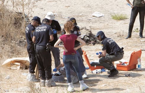 זירת הרצח של יעל מלניק (צילום: גיל נחושתן) זירת הרצח של יעל מלניק