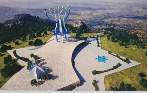 פרויקט 'מנורת ישראל' (הדמיה: חנוך בן דב) פרויקט 'מנורת ישראל'