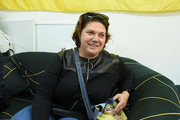 התורים ליד מרכז החירום ברחוב העצמאות