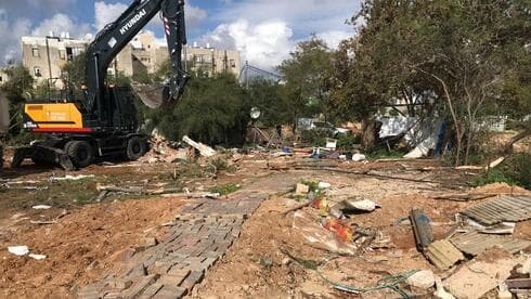 מתחם הקראוונים ברמת אליהו פונה