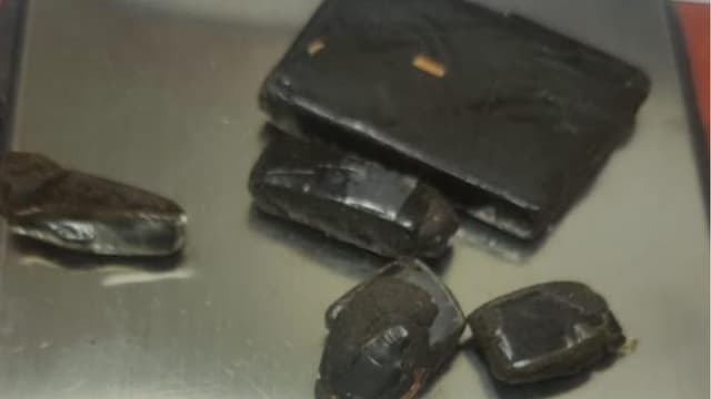 הסמים שנתפסו בתחנת הסמים בנתניה
