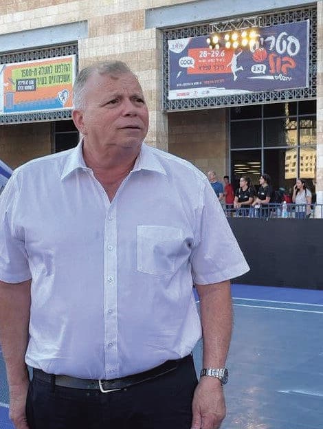 אלישע פלג. "ירושלים היא גם בירת הספורט"