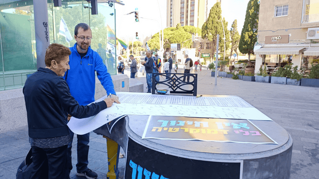 חתימה על מגילת העצמאות במרכז הכרמל