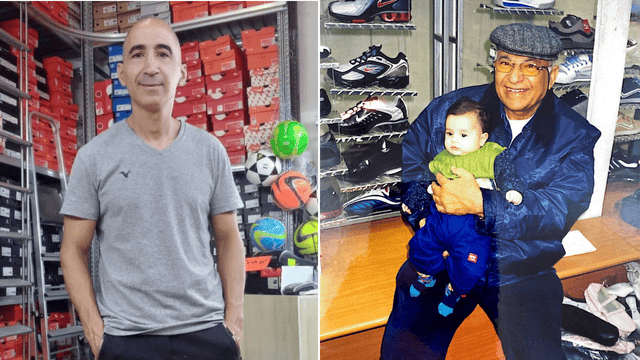 משה שריד ז"ל (מימין) וחגאי שריד