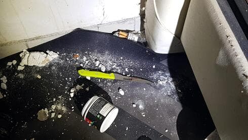 זירת האירוע ברחוב מורגנטאו (צילום: דוברות המשטרה) זירת האירוע ברחוב מורגנטאו