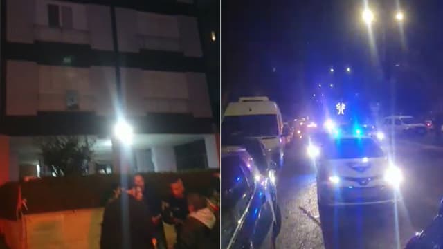 הבניין שבסכנת קריסה ברחוב ויצמן