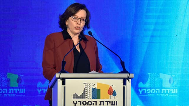 ראש העיר חיפה עינת קליש בוועידה שנה שעברה