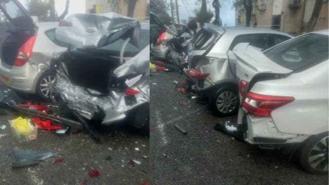 תאונת השרשרת ביד לבנים