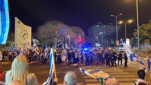 ההפגנה בצומת צבר, בשבוע שעבר