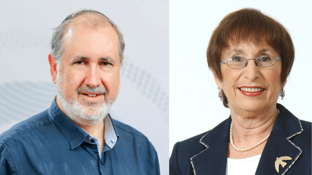 פרופ' זמירה מברך ופרופ' דב שוורץ 