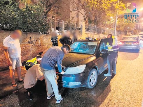 מתנדבי 'ידידים' בפעולה