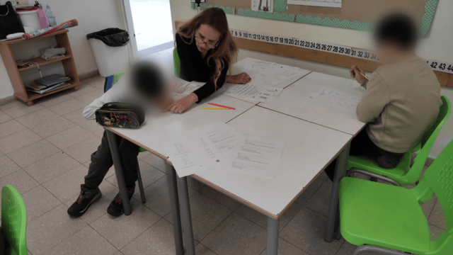 הצילום האחרון. בשבוע שעבר בבית הספר שדות