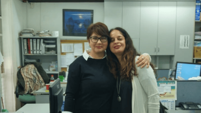מירה ברנד כהן (מימין) וריטה שוורצברג מירה ברנד כהן (מימין) וריטה שוורצברג