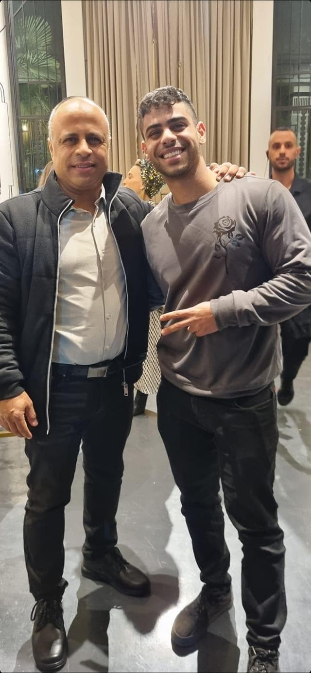 נתנאל ז"ל עם אביו מורן