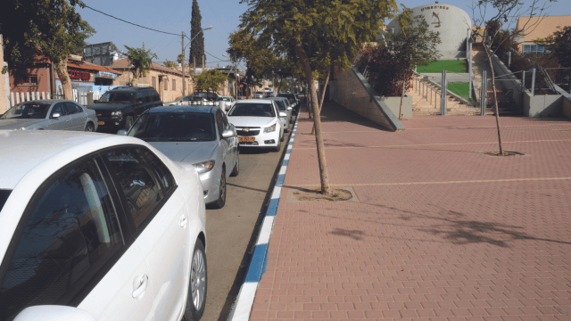 חניה כחול לבן בבאר שבע