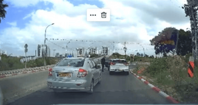 תיעוד התקיפה בקרית ביאליק