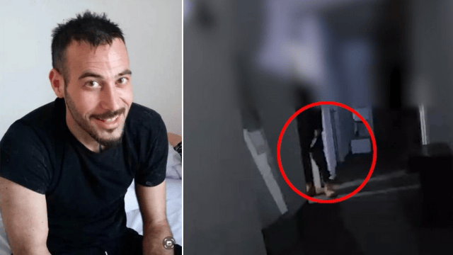 מיכאל חסן ז"ל עם סכין