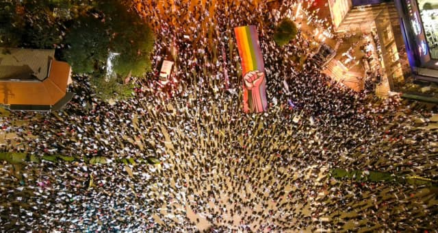 עשרות אלפים הגיעו גם הפעם