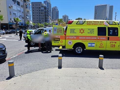 מזירת האירוע בחוף המזח
