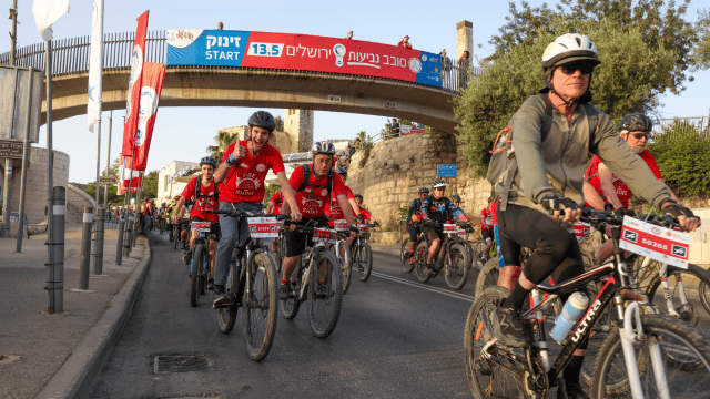 תחרות האופניים בשנה שעברה