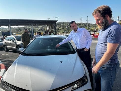 רן רוזן בזירת האירוע