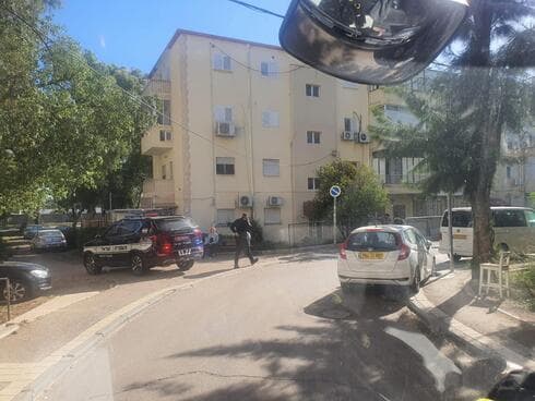 זירת האירוע בחיפה