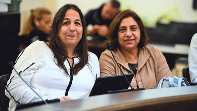 חברות סיעת חד"ש אורנת טורין ושהירה שלבי 