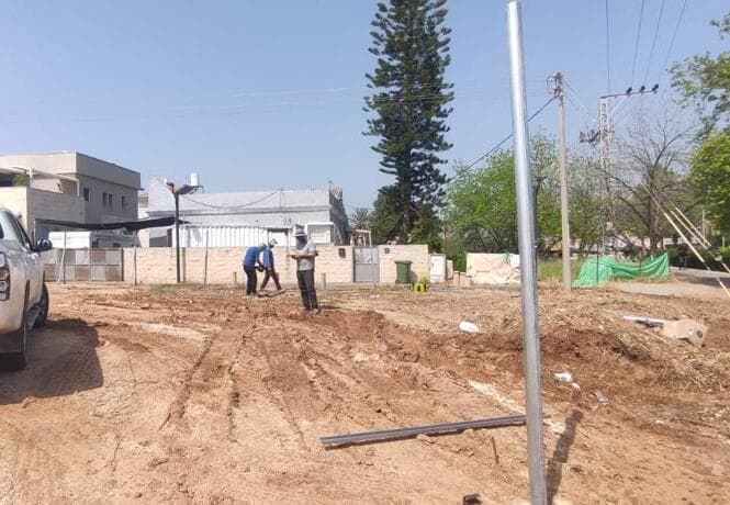 עבודות להקמת שביל האופניים בראש העין
