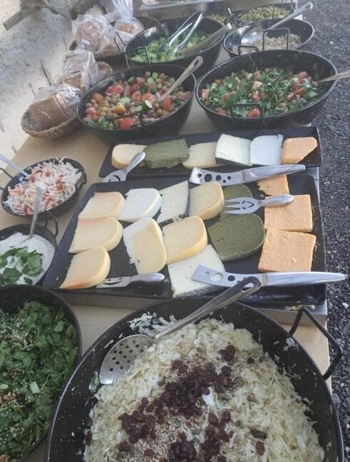 גבינות ובופה מנות חלביות ביקב מונד 