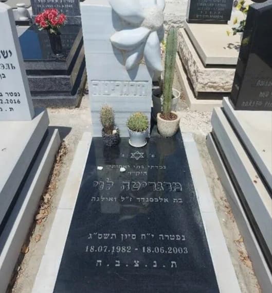 הקבר של מרגריטה לוי ז"ל