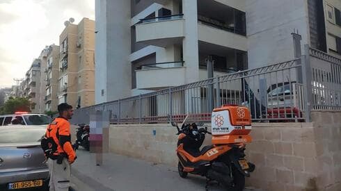 מזירת האירוע ברחוב הנביאים בבת ים