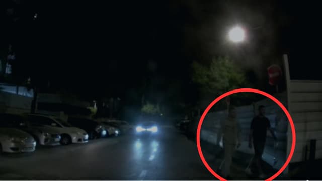 שני החשודים כפי שנראו במצלמת רכב