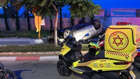 מזירת התאונה הקטלנית בראשון לציון