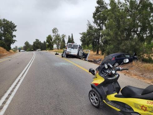זירת התאונה