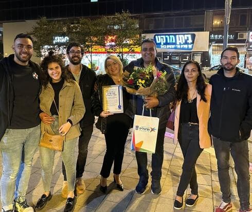 עמירה עם החיילים