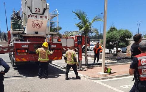 מזירת האירוע בבאר יעקב